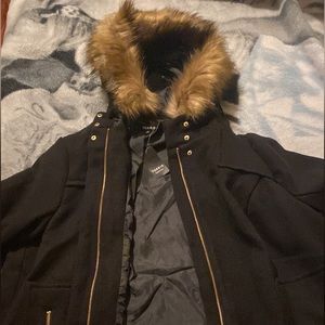Torrid size 3 winter fur coat